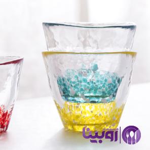 قیمت لیوان شیشه ای رنگی از تولید به مصرف
